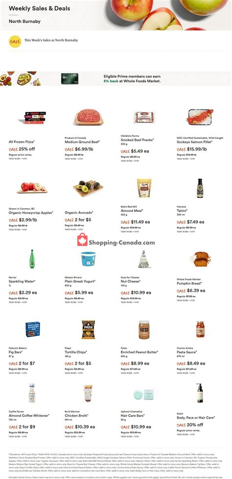 Whole Foods Market Canada, flyer - (Weekly Sales & Deals - North