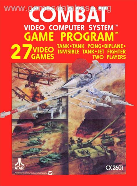 Combat Atari 2600 Artwork Box