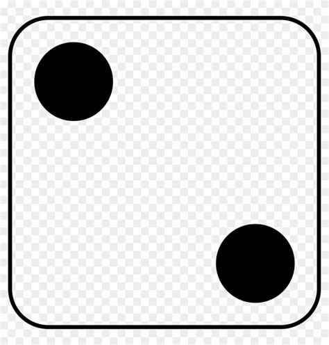 Open Dice With Two Dots Free Transparent Png Clipart Images Download