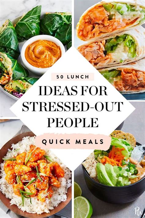 50 Easy Lunch Ideas for Stressed-Out People | Easy lunch ...