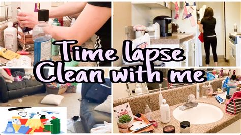 Messy Apartment Clean With Me Time Lapse No Talking Cleaning