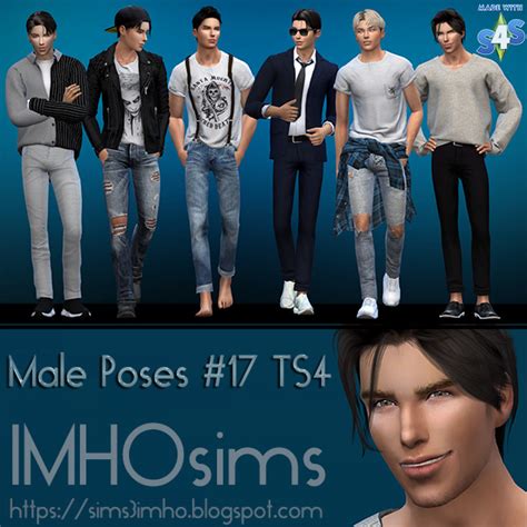 Male Poses 17 At Imho Sims 4 Sims 4 Updates