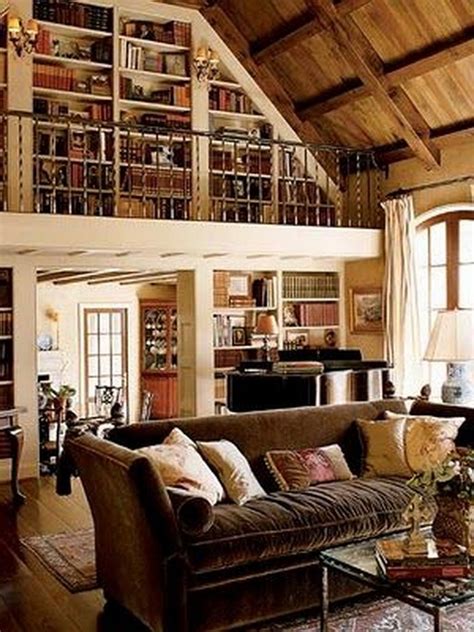 38 The Top Home Library Design Ideas With Rustic Style Page 5 Of 40