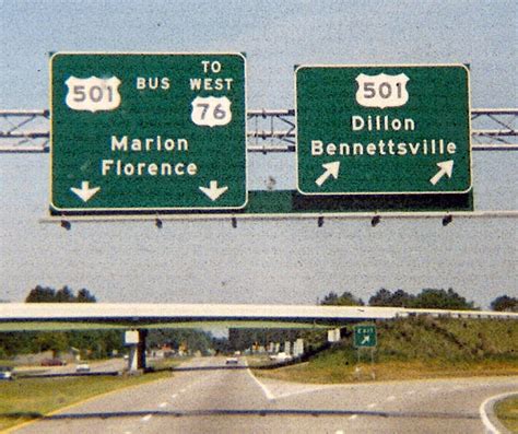South Carolina U S Highway 501 And U S Highway 76 Aaroads