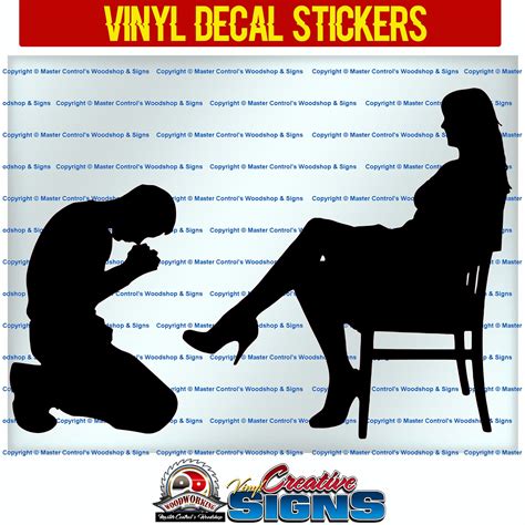 Kneeling Before Mistress Vinyl Decal Sticker Bdsm Oracal Etsy