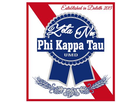 Phi Kappa Tau Pabst Blue Ribbon By Seth Klein On Dribbble