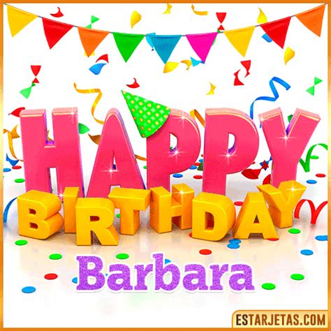 Feliz Cumpleaños Barbara Imágenes  Tarjetas Y Mensajes