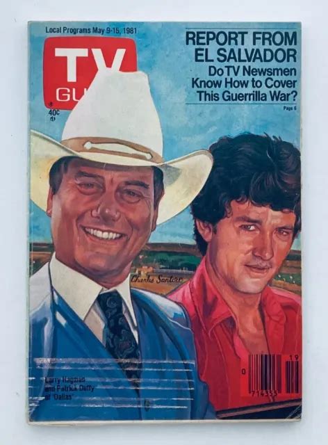 Tv Guide Magazine May 9 1981 Larry Hagman Patrick Duffy Pa Metro Ed