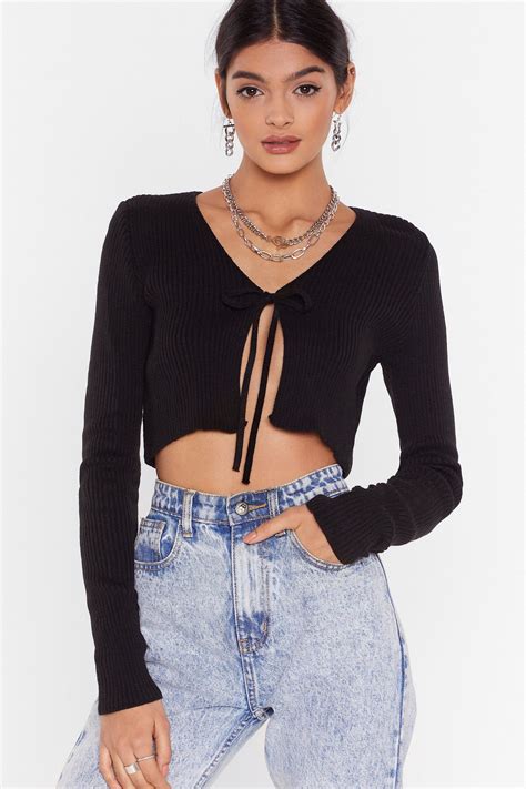 we all love a tie r ribbed cropped cardigan clothes cropped cardigan women