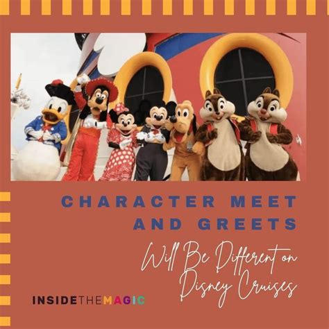 Character Meet And Greets Will Be Different On Disney Cruises Inside