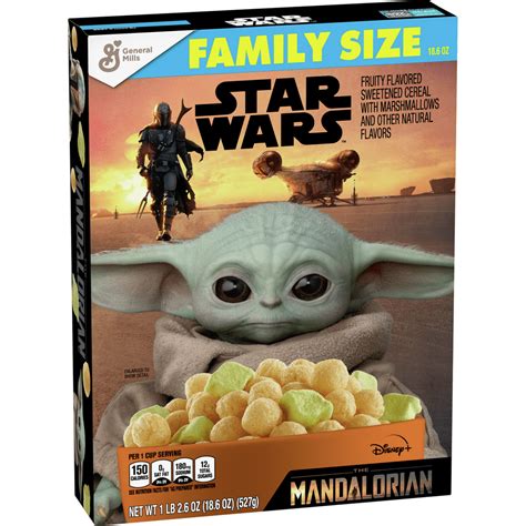 General Mills Star Wars Breakfast Cereal The Mandalorian Fruity