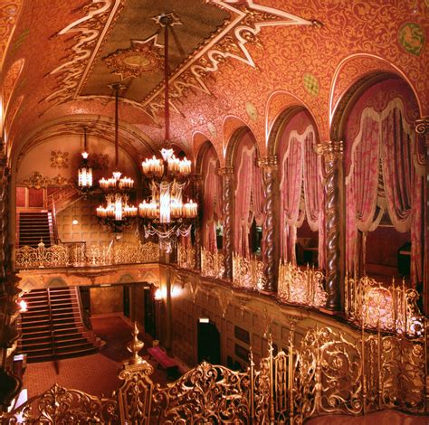 The Ohio Theatre Lobby Spanish Baroque Style Columbus Oh Theatre