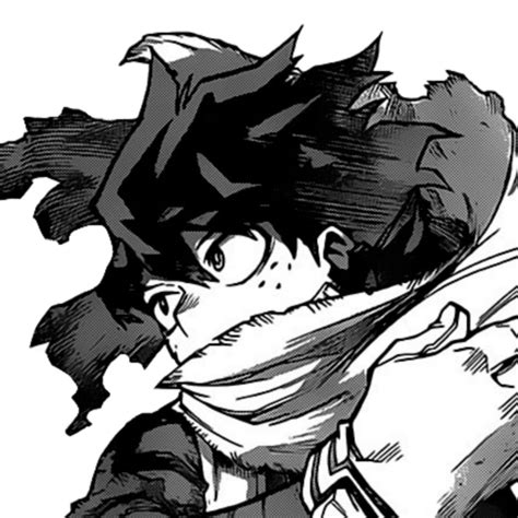 An Anime Character With Black And White Hair Wearing A Scarf Over His