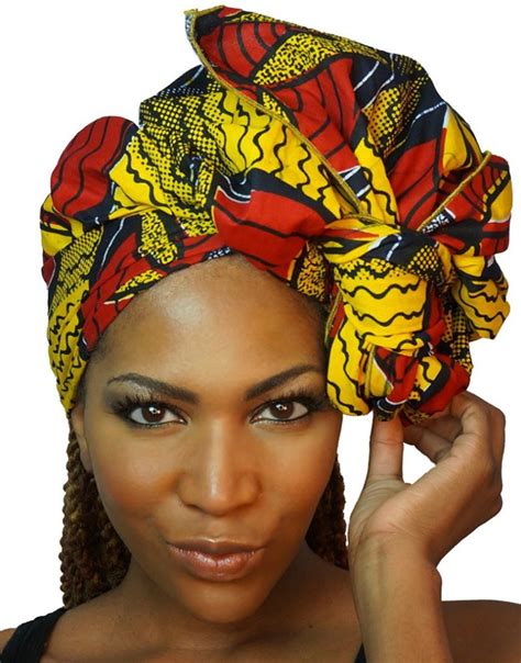 Buy african scarf and get the best deals at the lowest prices on ebay! The Urban Turbanista Head Wrap -Extra Long African Wax ...