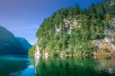Konigsee Lake In Berchtesgaden National Park Stock Image Image Of