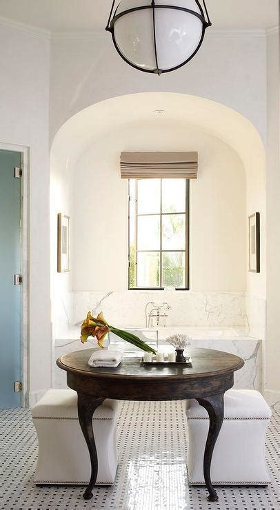 ], with resolution corrugated metal siding panel ideas. Tub in Arched Alcove - Transitional - Bathroom
