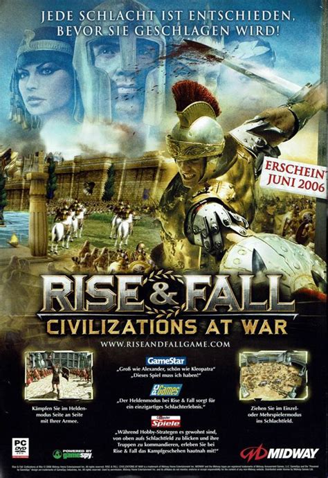 Rise Fall Civilizations At War 2006 Promotional Art MobyGames