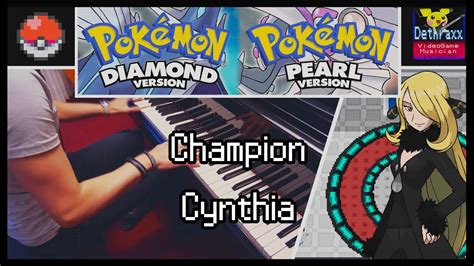 Pokémon Dppt Approaching Champion Cynthia シロナ Bgm Piano Vs Guitar
