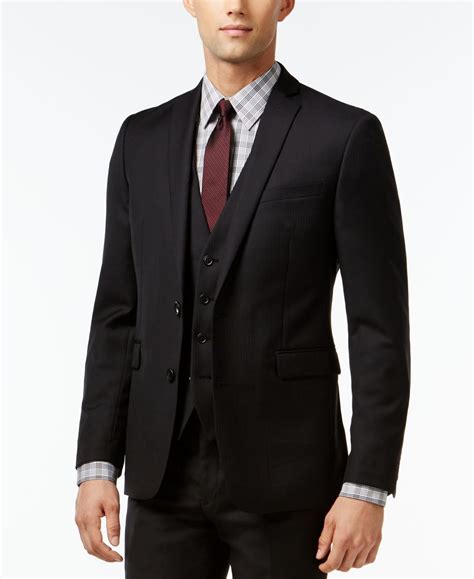 Bar Iii Black Solid Extra Slim-Fit Jacket | Slim fit jackets, Jackets