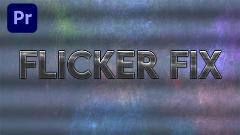 LIGHT STROBE FIX FLICKER NO PLUGINS 2023 PREMIERE PRO YouTube
