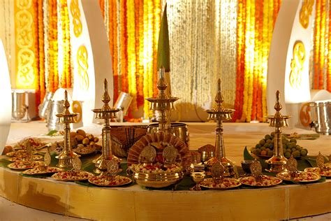 Thalam And Pooja Arrangement Tamarind Weddings