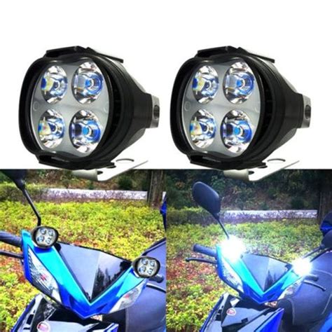 12 80v 1000lm New Scooters Pratical Motorcycles Lamp Fog Spotlight Led