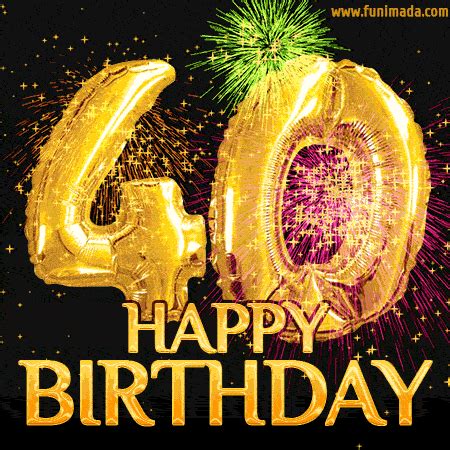 Discover our range of beauty gift boxes, jewellery, personalised presents, and much more. 40th Birthday Greeting Card - Amazing Bursts of Fireworks ...