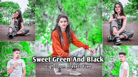 Plus all future product releases! Sweet Green And Black Lightroom Presets | BRD Editz ...