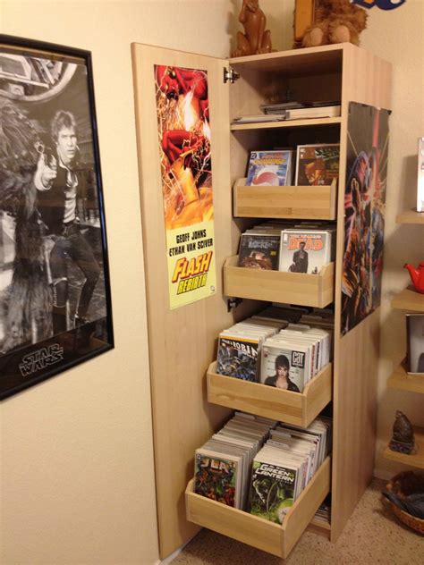 Ikea Comic Cabinet Comic Room Comic Book Storage Comic Book Rooms