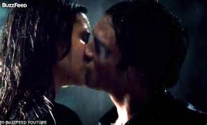 Ian Somerhalder Kisses Chris Wood As They Reenact Vampire Diaries At