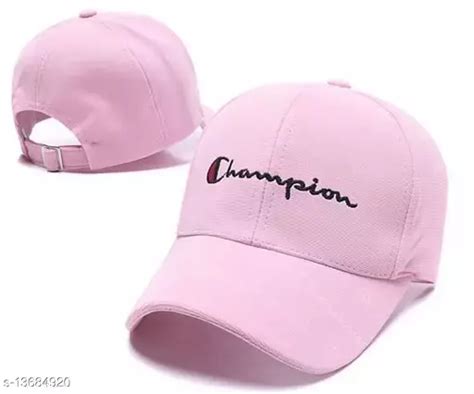 Stylish Men Pink Cotton Baseball Cap Pack 1