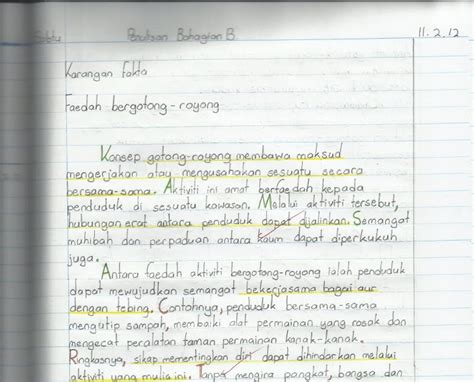 Aktiviti gotong royong kukuhkan silaturrahim dan perpaduan sumber klxpress.com.my. Contoh Karangan Laporan Gotong Royong Membersihkan Kawasan ...