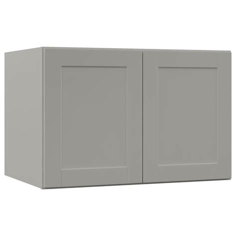 Shop wayfair for the best 18 inch deep kitchen cabinet. Hampton Bay Shaker Assembled 36x24x24 in. Above Refrigerator Deep Wall Bridge Kitchen Cabinet in ...