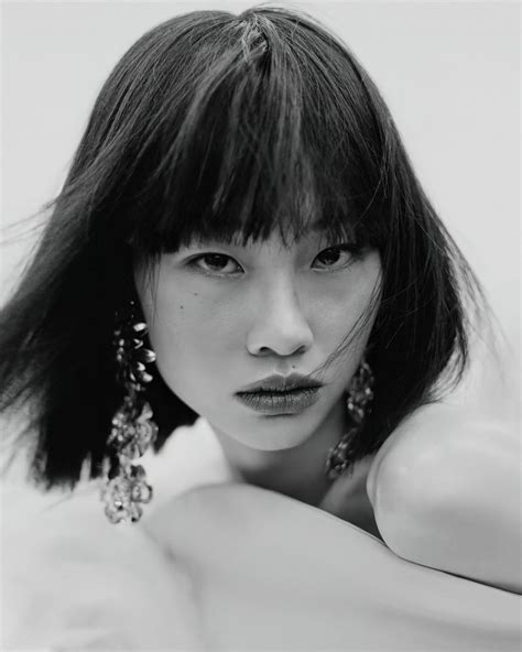 Hoyeon Jung Sexy Topless Vogue Korea November Issue Photos