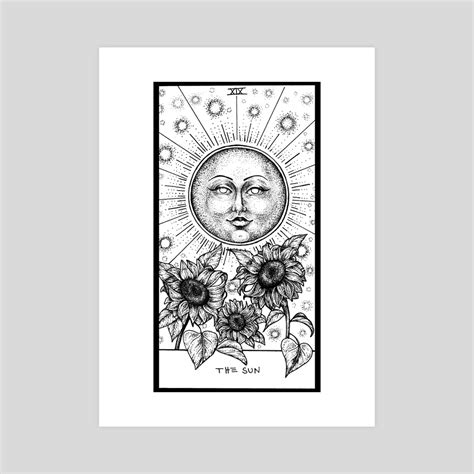 Whenever this major arcana card blesses your tarot card. Sun Tarot, an art print by Corinne Elyse - INPRNT