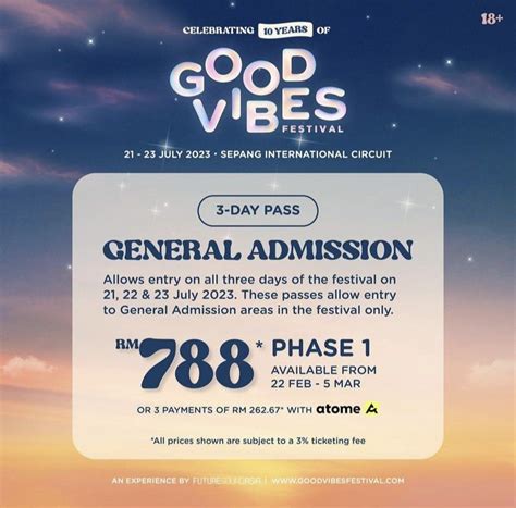 good vibes festival 2023 ticket tickets and vouchers event tickets on carousell