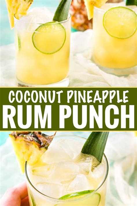 And we all know though that after a hard workout or time. Pineapple Coconut Rum Punch - The Chunky Chef