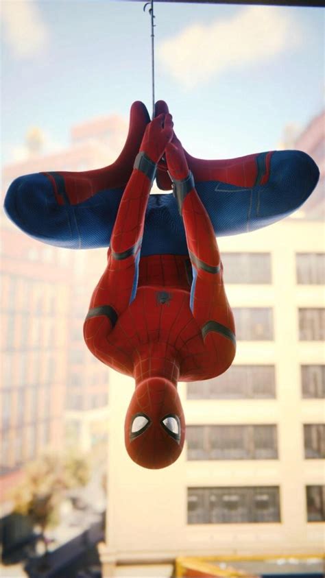 I don't own anything related to hunchback. Spider-Man hanging upside down : iWallpaper