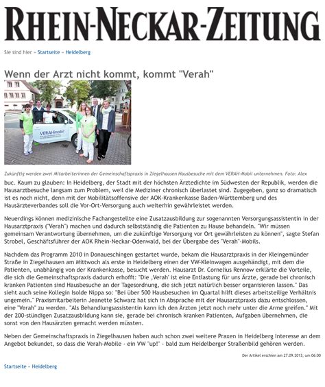 Fewo und apartments zum löwen heidelberg, heidelberg'in ziegelhausen semtinde, heidelberg kalesi'ne 6 km mesafede yer almakta olup, mutfaklı daireler. Wenn der Arzt nicht kommt, kommt "Verah" - HAUSÄRZTE ...