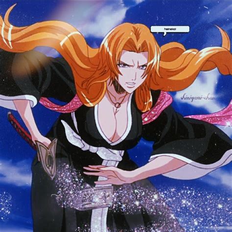 rangiku matsumoto aesthetic a soul reaper from the manga anime series bleach