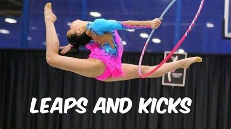 Rhythmic Gymnasticsleaps And Kicks Youtube
