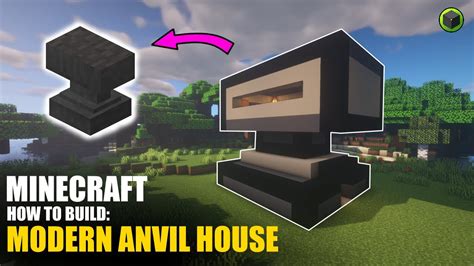 How To Build Modern Anvil House Minecraft Buildings 51 Youtube