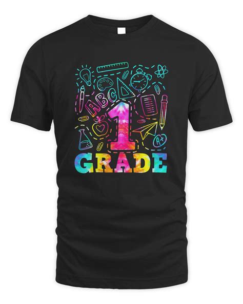 Tie Dye 1st Grade Typography Team 1st Grade Back To School Senprints