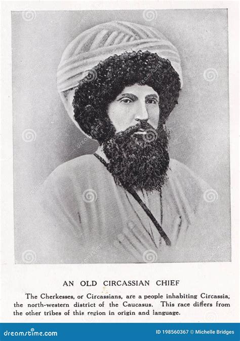 An Old Circassian Chief Stock Image Image Of Muslim 198560367