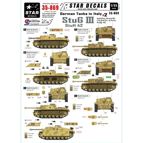 Star Decals 35 869 Decal German Tanks In Italy 2 135 Wildcats