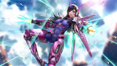 X Dva Overwatch Artwork K Laptop Full Hd P Hd K