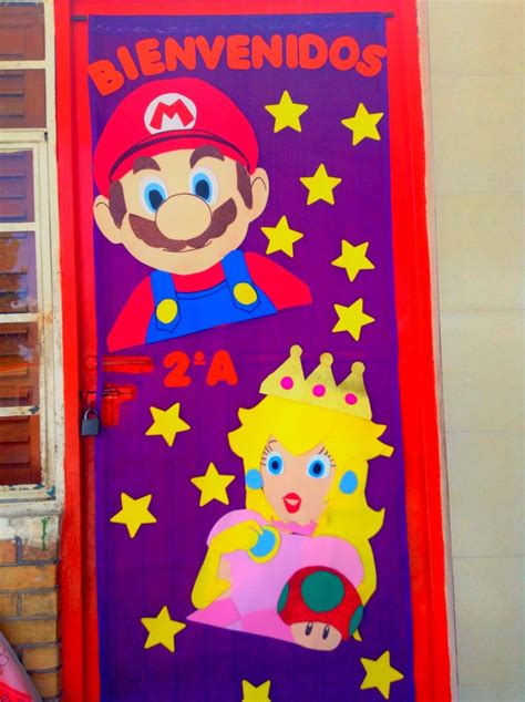 Mario Classroom Door Decoracion De Aulas Salones De Preescolar