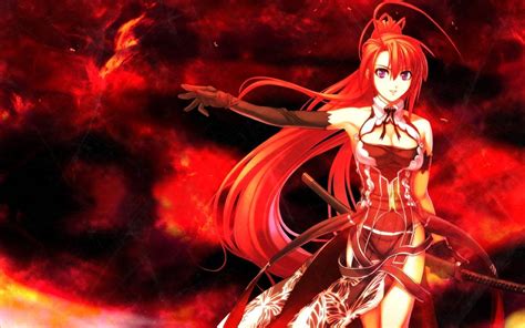 Red Haired Anime Girl Wallpapers Wallpaper Cave