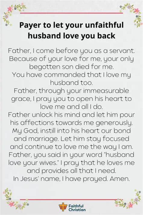 7 Prayers For An Unfaithful And Cheating Husband 4 Bible Verses