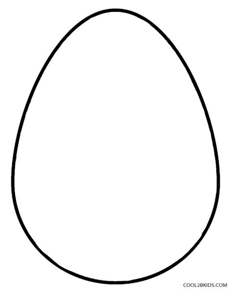 Download Blank Easter Egg Pages Coloring Pages